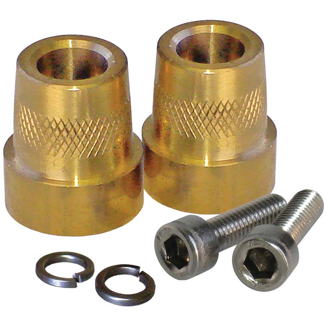 XS Power Tall Brass Post Adaptors M6 - Premium Car Battery Terminal Accessory