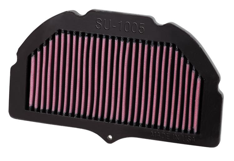 K&N Engineering SU-1005 High-Flow Replacement Air Filter for 2005-2008 Suzuki GSX-R1000