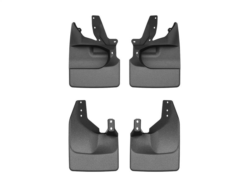 WeatherTech DigitalFit No-Drill MudFlaps for 2021-2022 Ford Bronco – Black, Part Number WET110189-120140