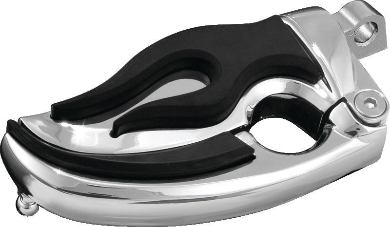Kuryakyn Flamin Switchblade Windshield with Male Mount Adapter, Chrome – Part KUR4411