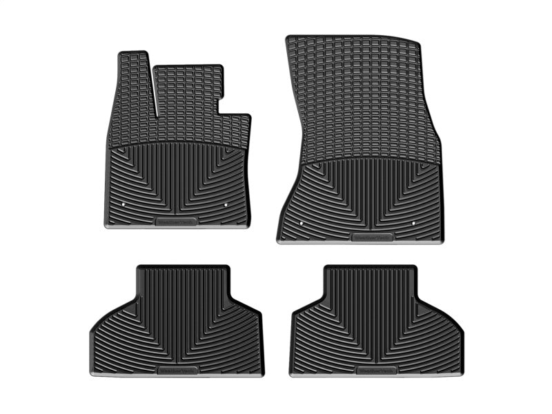 WeatherTech 14-15 BMW X5 Front and Rear Rubber Mats - Black