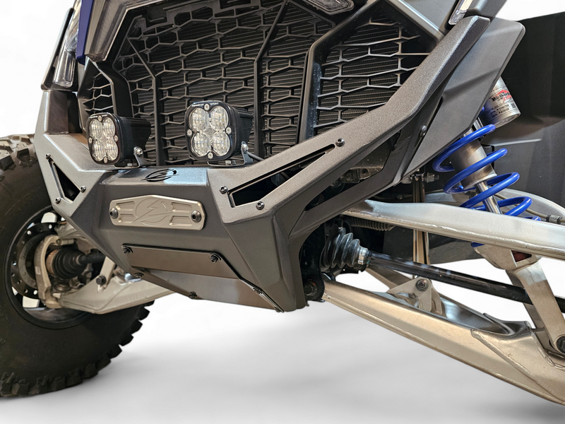 Elektric Off Road Fair Lead Cover Plate for UTV Bumpers - Anodized Gunmetal Finish, Part WFL110005