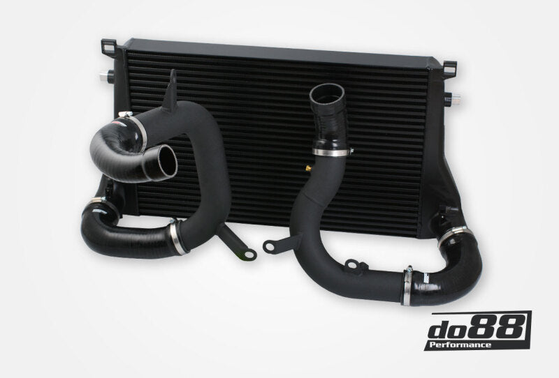 do88 VAG 1.8T/2.0T MQB BigPack Intercooler Kit with Black Hoses