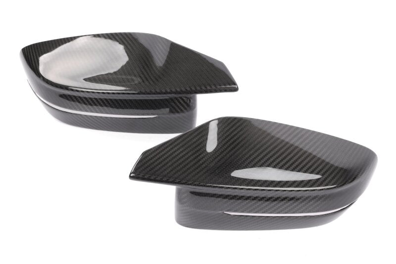 Dinan Carbon Fiber Mirror Cover Set for BMW M2 M3 M4 (G80 G82 G83 G87) – Stylish Clear-Coated Overlay