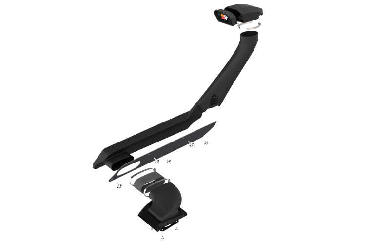 K&N Engineering Snorkel System for 2021–2022 Ford Bronco 2.3L and 2.7L, Part Number 63-8002