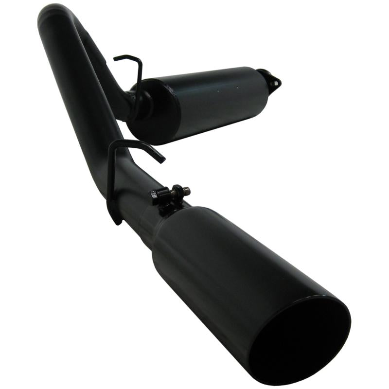 MBRP S5500BLK ARMOR BLK Cat-Back Exhaust System for 2000-2006 Jeep Wrangler 2.5L/4.0L
