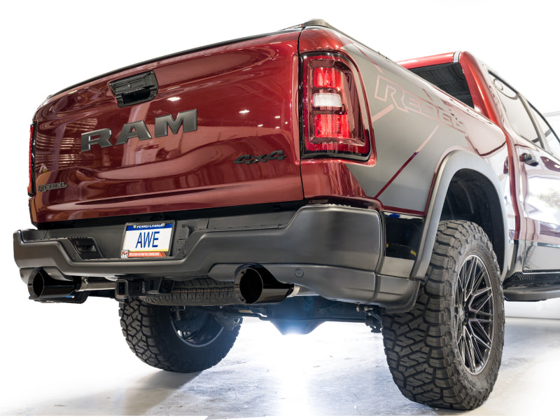 AWE Tuning 2025+ RAM 1500 3.0TT Rebel 0FG Cat-Back Exhaust with Diamond Black Tips