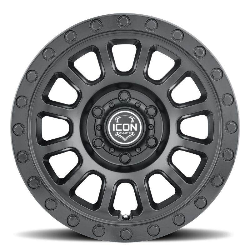 ICON Hulse 17 X 8.5 6 X 5.5 -0mm Offset 4.75in BS Double Black