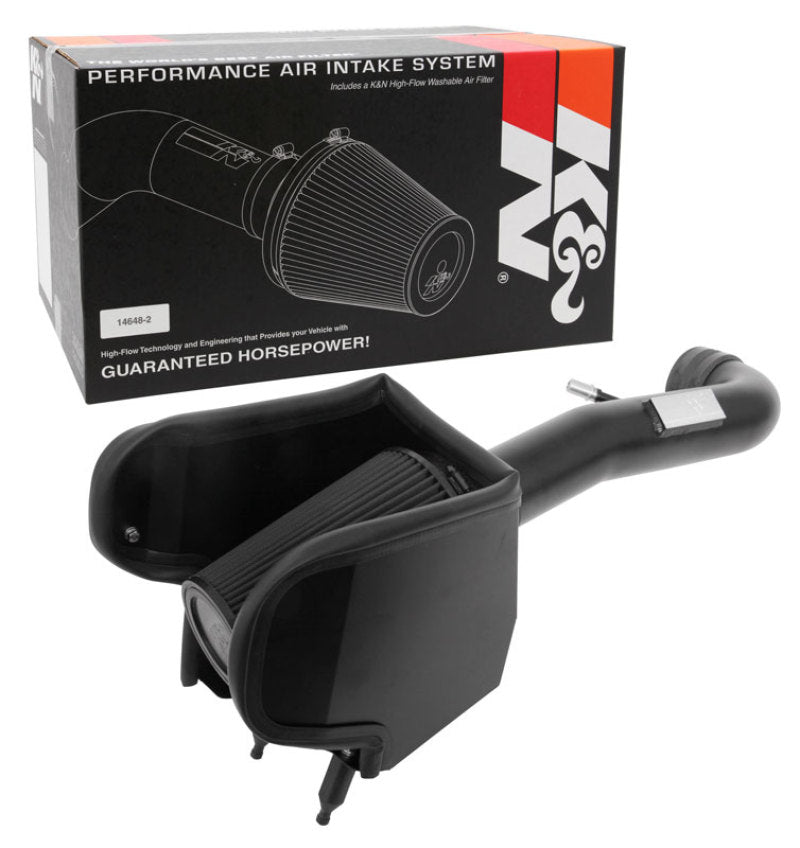K&N 2018 Jeep Wrangler JL V6-3.6L F/I Blackhawk Performance Intake Kit