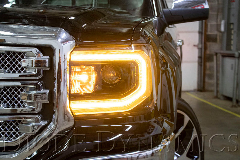 Diode Dynamics HD LED Halos for 2016-2018 GMC Sierra 1500, Switchback, Part DD2177