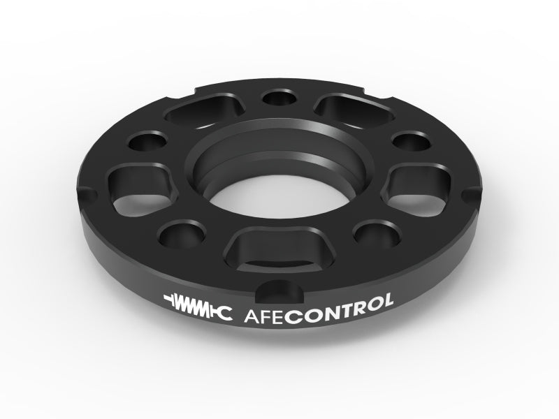 aFe CONTROL 15mm Billet Aluminum Wheel Spacers for Toyota GR Supra and BMW G-Series, 5x112, 66.6mm Hub Bore - afe610-721002-B