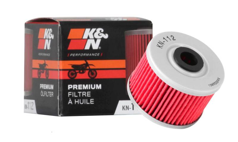 K&N Engineering KN-112 Powersports Premium Oil Filter for Honda, Kawasaki, Polaris and Suzuki