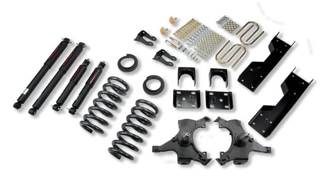 Belltech 688ND Nitro Drop 2 Lowering Kit with Shocks for 1992-1998 Chevrolet C1500 and GMC Sierra C1500