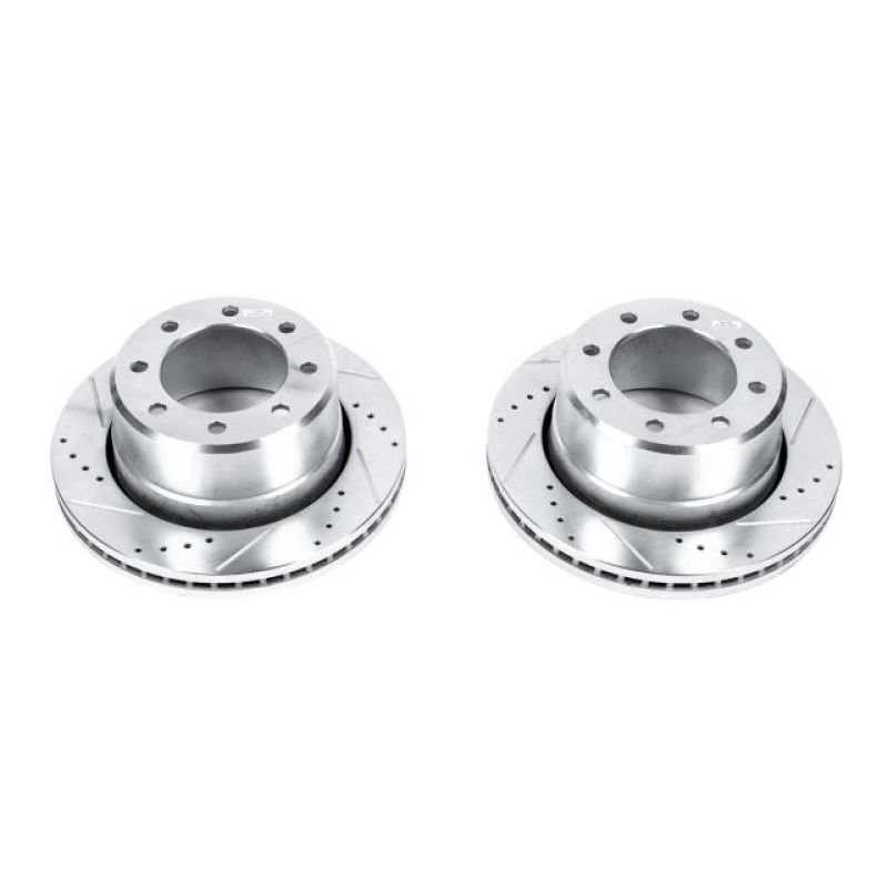 Power Stop 09-10 Dodge Ram 2500 Rear Evolution Drilled & Slotted Rotors - Pair