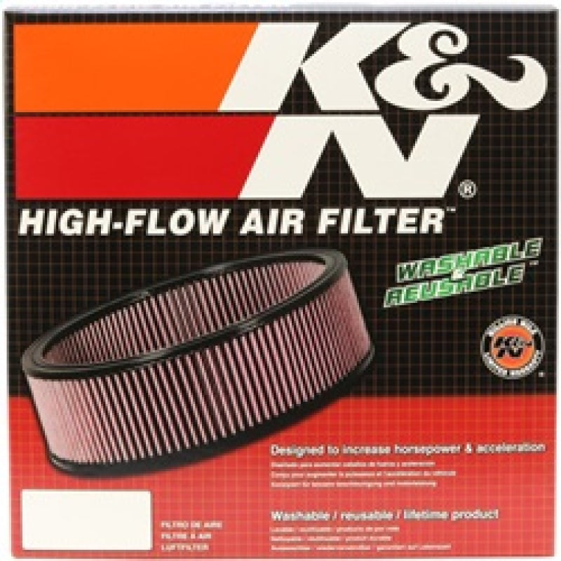 K&N Engineering E-1250 Replacement High-Flow Air Filter for Dodge Trucks and Vans