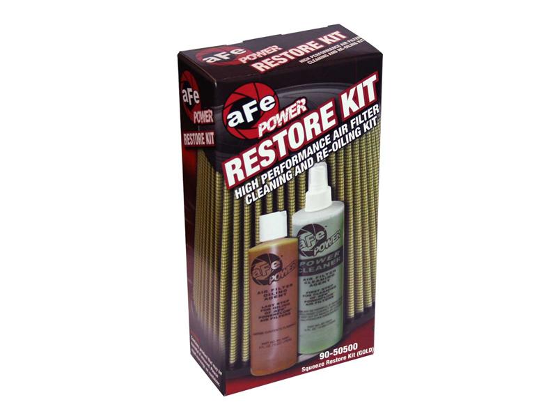 aFe MagnumFLOW CHM Restore Kit with Gold Filter Oil and Cleaner, Part Number 90-50001