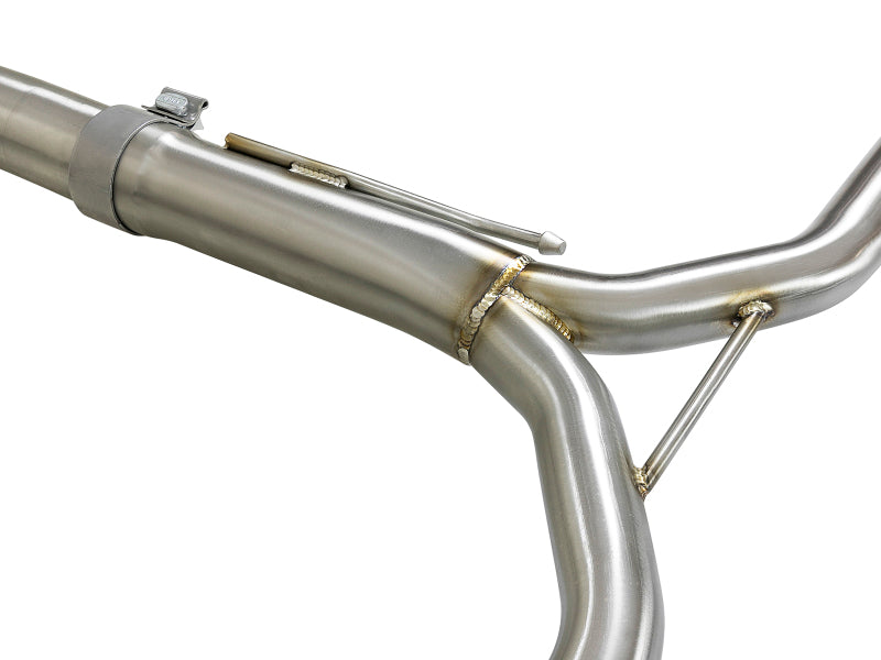 aFe Takeda 304 Stainless Steel Dual Cat-Back Exhaust with Black Tips for 2013-2017 Honda Accord 2.4L