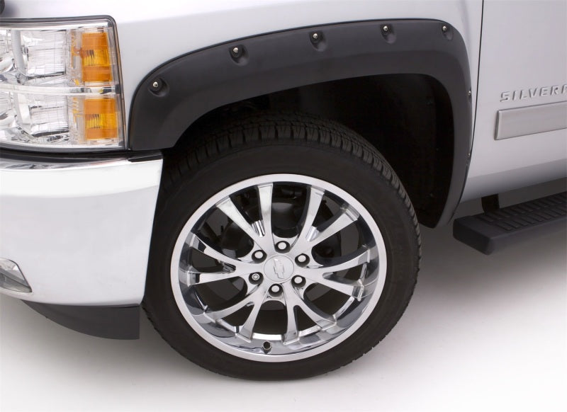 Lund 16-17 GMC Sierra 1500 RX-Rivet Style Textured Elite Series Fender Flares - Black (4 Pc.)