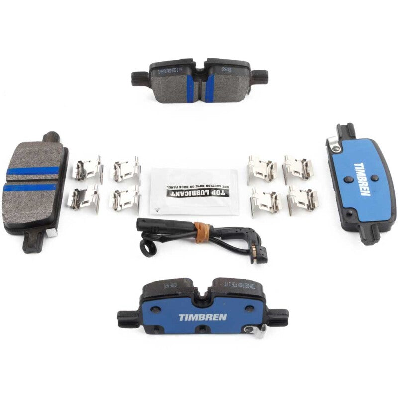Timbren BES Severe Duty Semi-Metallic Brake Pads for Chevrolet Silverado 1500 and GMC Sierra 1500 – Rear