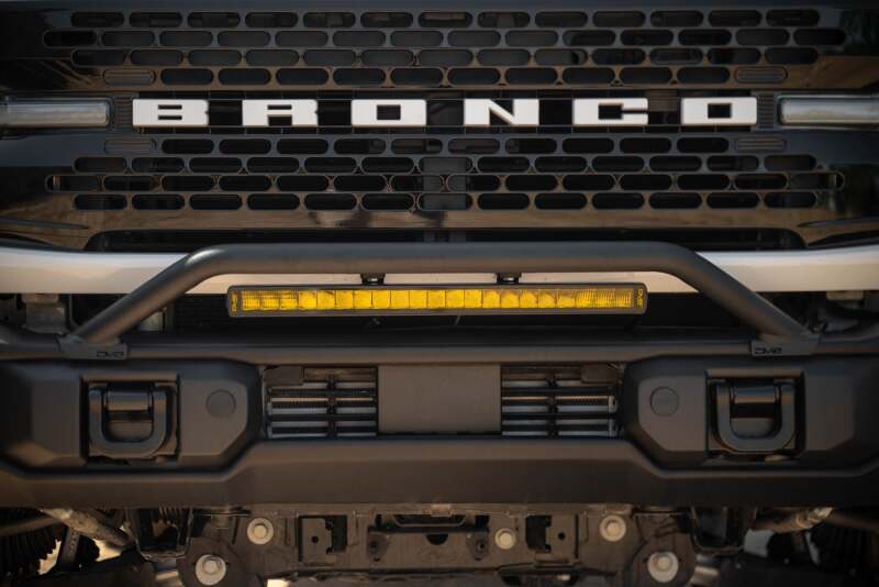 DV8 Offroad Capable Bull Bar for 2021-2025 Ford Bronco, Part DVELBBR-09