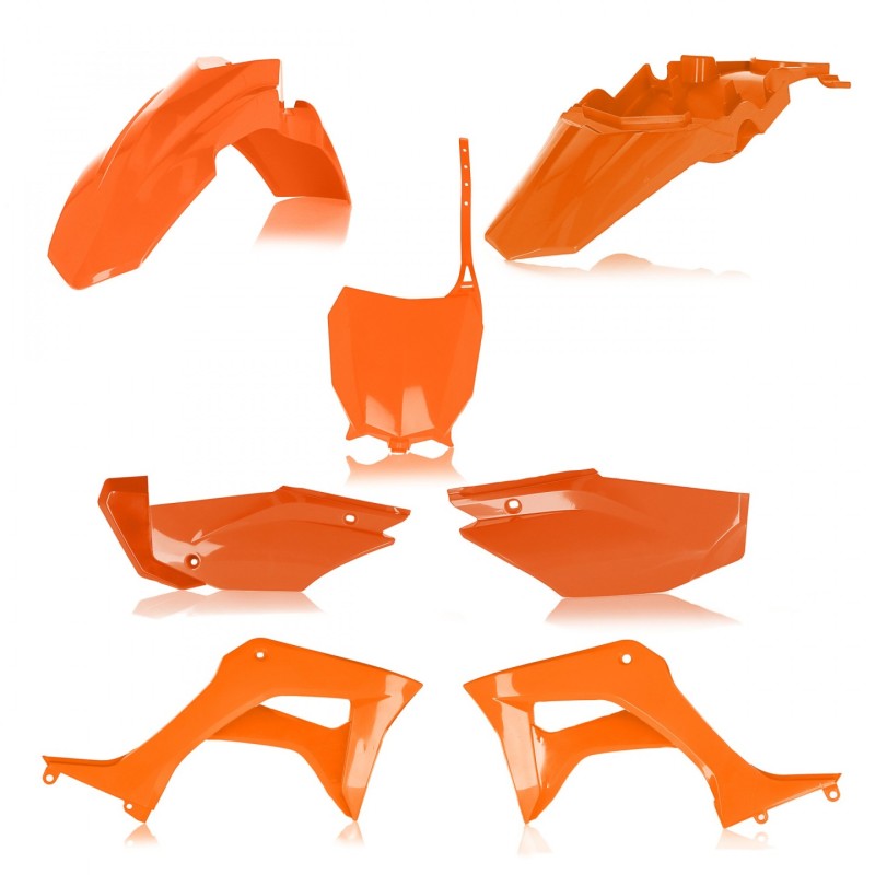 Acerbis Full Plastic Kit for 2019-2024 Honda CRF110F, Orange - AC-B2861935226
