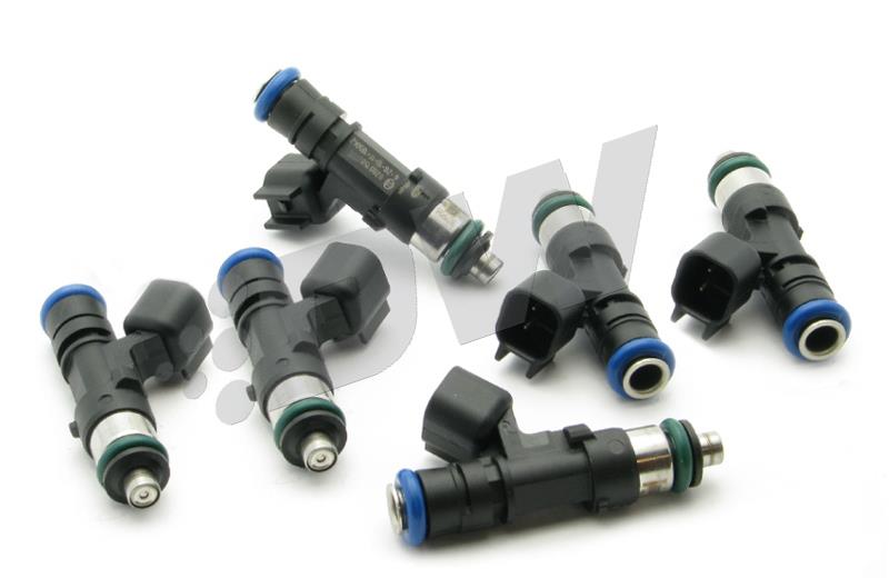 DeatschWerks Bosch EV14 Universal 48mm Standard 95 lb/hr Fuel Injectors, Set of 6 - dwk17U-00-0095-6