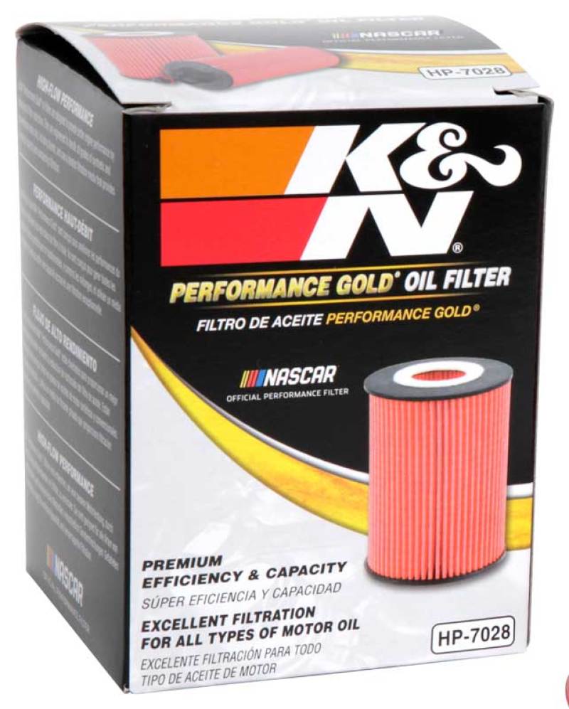 K&N Engineering HP-7020 High-Performance Cartridge Oil Filter for Toyota, Lexus and Scion