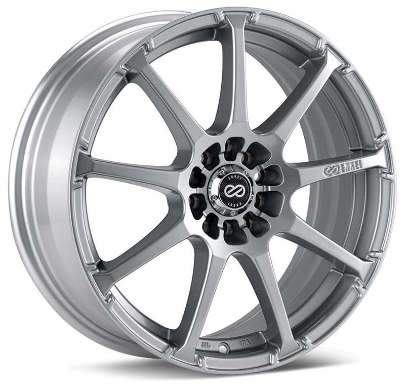 Enkei EDR9 17x7 Black Wheel - 5x100/5x114.3, +45 Offset, 72.6mm Bore - ENK441-770-0245BK