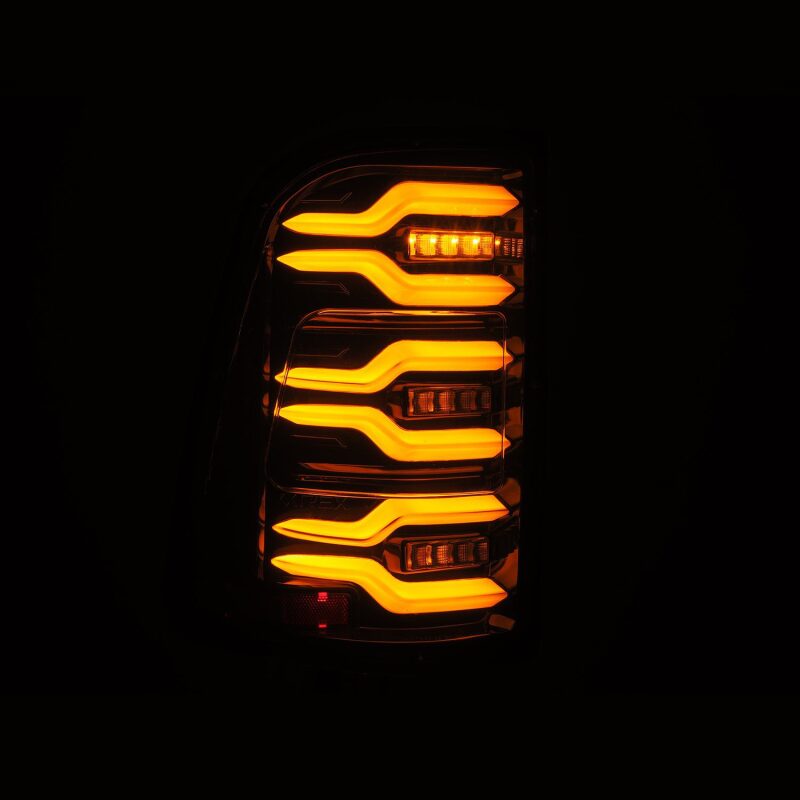 AlphaRex LUXX-Series LED Tail Lights Alpha-Black with Active Light and Sequential Signal for 2019-2020 Ram 1500 - ARX640030