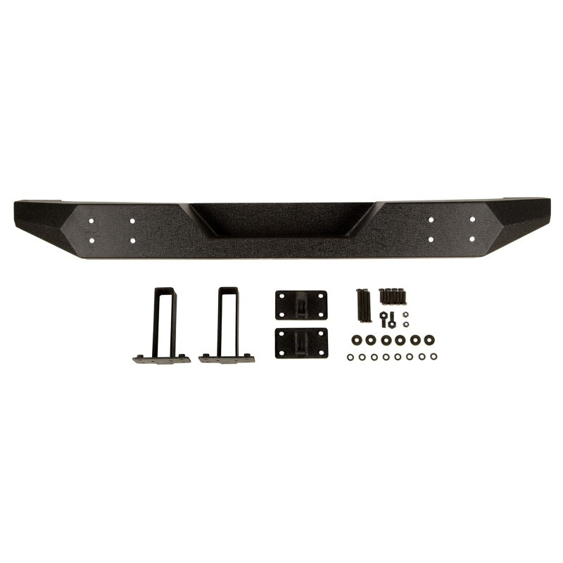 Rugged Ridge Spartan Rear Bumper components and hardware