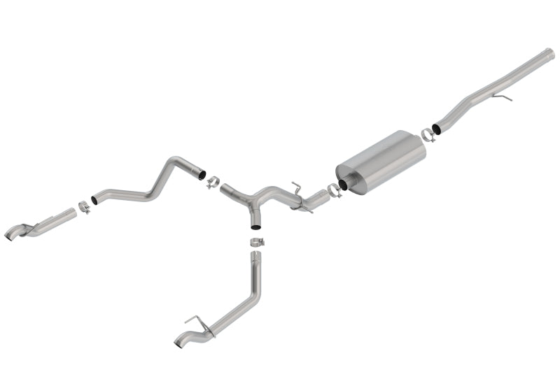 Borla 140771 Touring Cat-Back Exhaust System for 2019-2023 Chevrolet Silverado 1500 and GMC Sierra 1500 6.2L V8