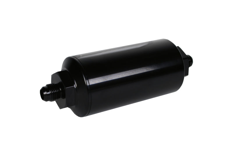 Aeromotive 12349 In-Line Fuel Filter with 100 Micron Stainless Steel Element, AN-06 Male