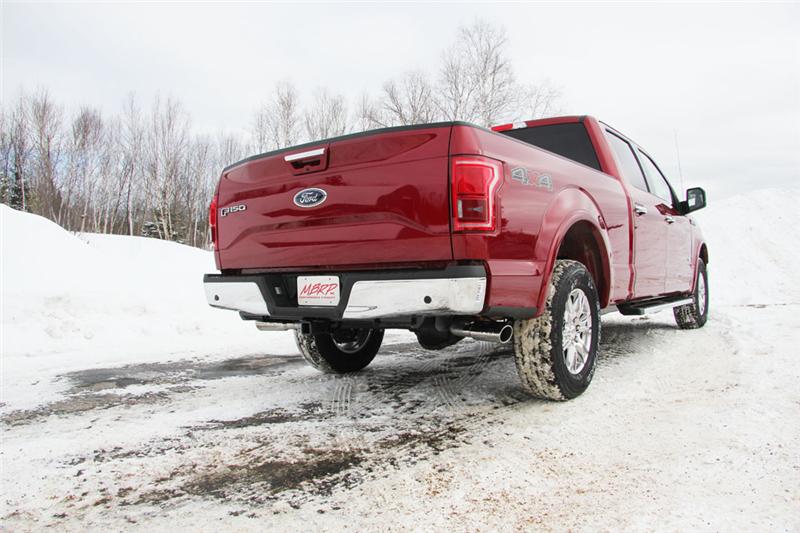 MBRP S5257409 Armor Plus Cat-Back Exhaust System for 2015-2016 Ford F-150 5.0L