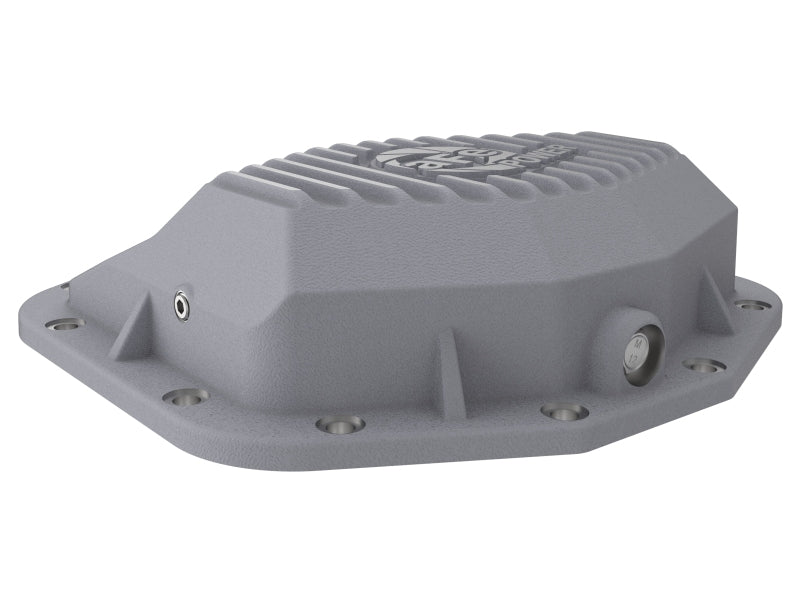 aFe POWER Street Series Rear Differential Cover, Raw with Machined Fins, Part Number 46-71280A, for Ram 1500 TRX and RHO