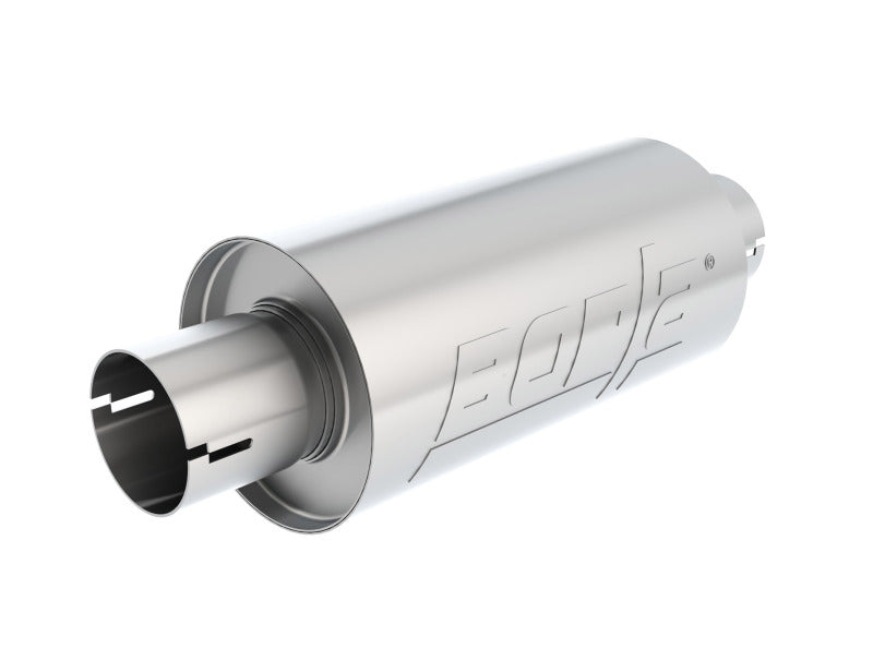 Borla S-Type Universal Muffler, Part Number 400497, 2.5-Inch Center Inlet and Outlet
