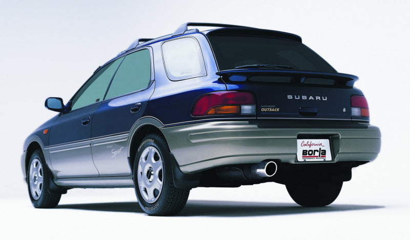Borla 14885 S-Type Cat-Back Exhaust System for 1996-2001 Subaru Impreza and 2000-2001 Outback
