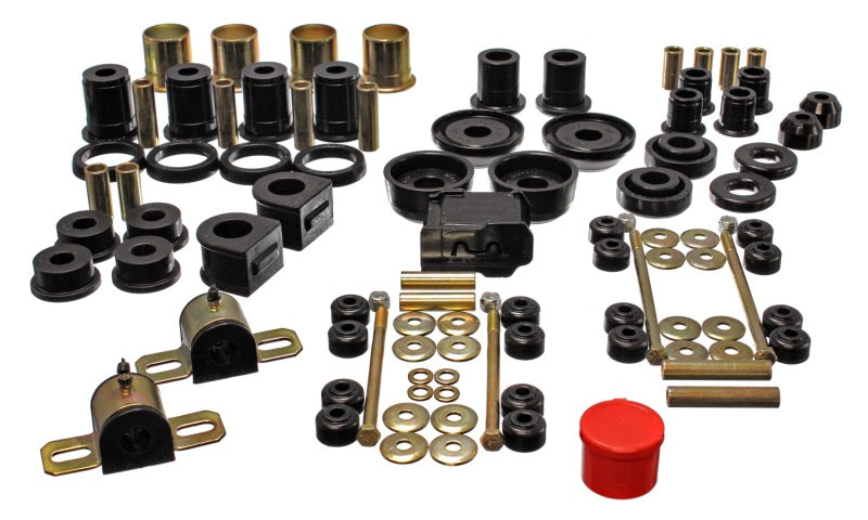 Energy Suspension eng3.18130G - 93-02 Chevrolet Camaro Black Hyper-Flex Master Bushing Set