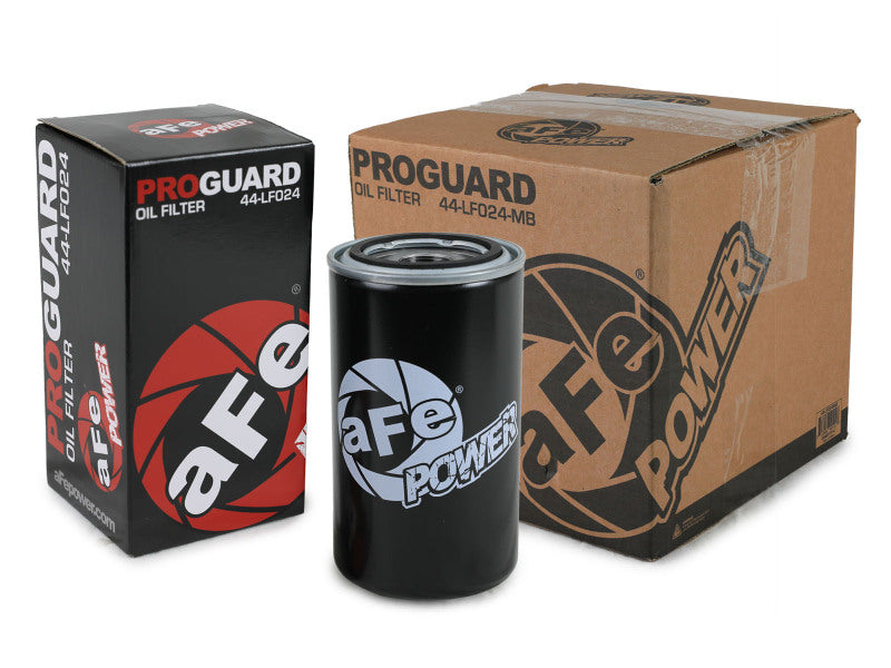 aFe Pro GUARD D2 Oil Filter 11-17 Ford Diesel Trucks V8 6.7L, Part Number 44-LF024-MB, 4-Pack