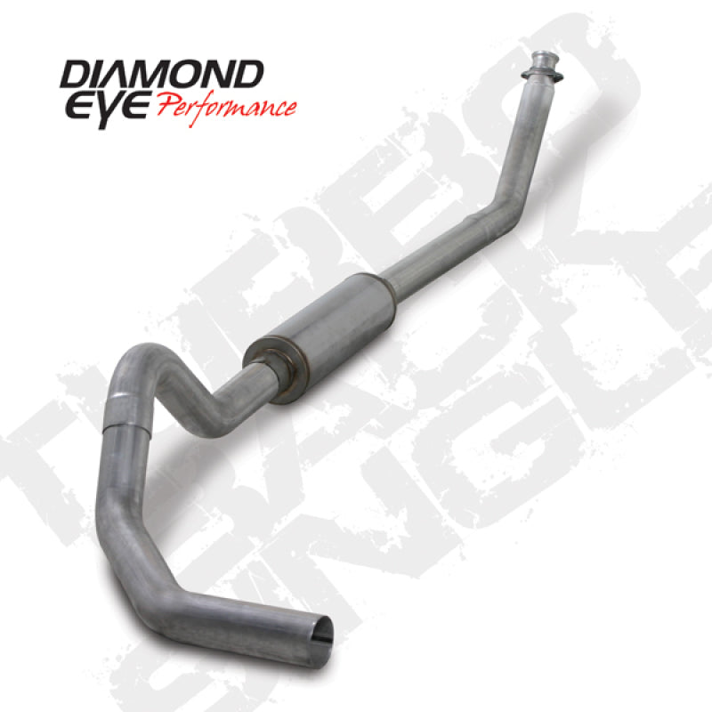 Diamond Eye Performance K4212A 4-Inch Aluminized Turbo-Back Exhaust System Kit for 1994-2002 Dodge Ram 5.9L Cummins