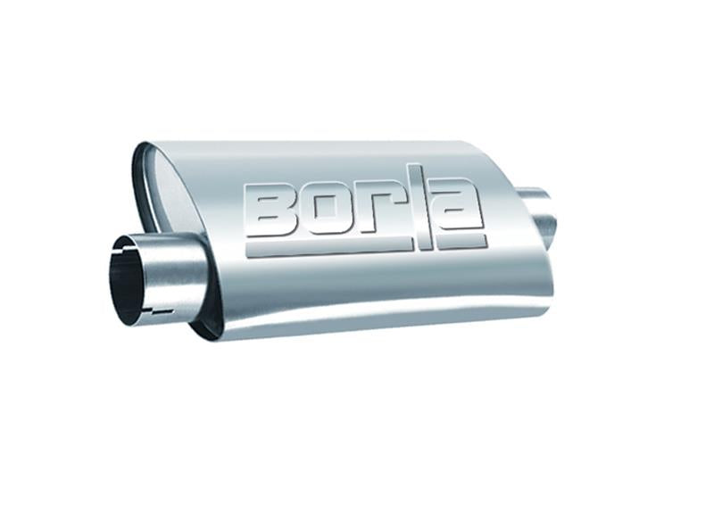 Borla ProXS Universal Muffler 2-Inch Offset Inlet and Center Outlet, Part 40657
