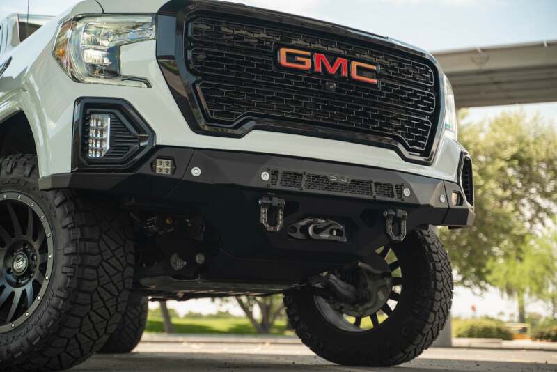 DV8 Offroad Spec Series Front Bumper for 2019-2021 GMC Sierra 1500, Part Number DVEFBGC1-02