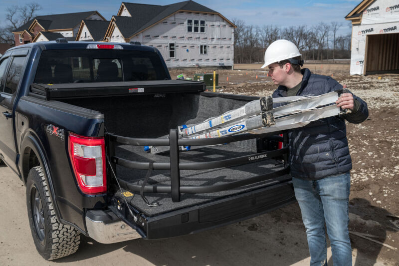 AMP Research BedXtender HD Sport 74803-01A for Full-Size Ford F-150 and Lincoln Mark LT, Black