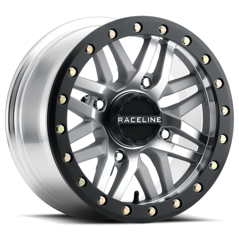 Raceline A91 Ryno A91MA 14x7 Cast Beadlock Wheel, 4x156 Bolt Pattern, +10mm Offset