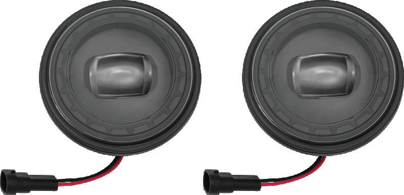 Kuryakyn Orbit 4-1/2-Inch Black Passing Lamps – Part Number 2474