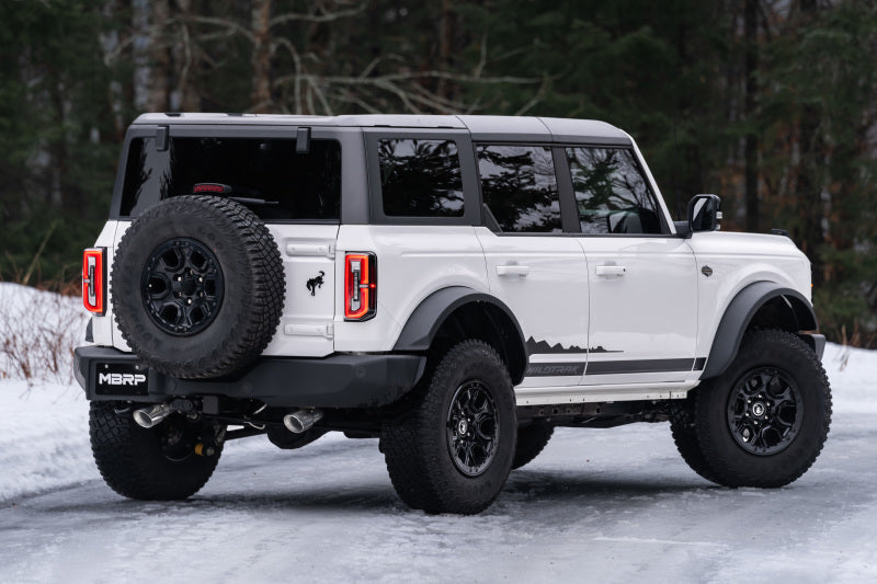 MBRP Armor Pro Cat-Back Exhaust System mbrps5241304 for 2021-2023 Ford Bronco 2.3L and 2.7L EcoBoost