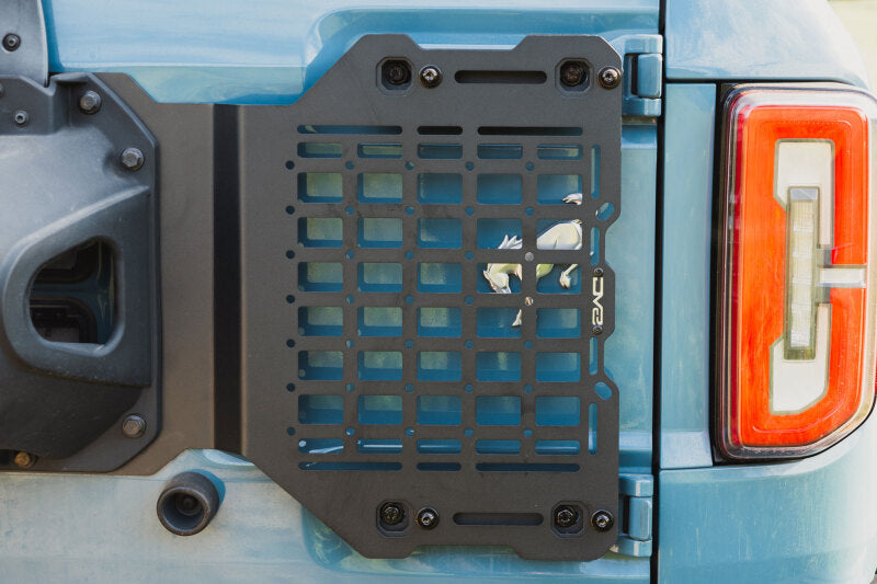 DV8 Offroad Tailgate Reinforcement Molle Panel dveTCBR-04 for 2021-2025 Ford Bronco