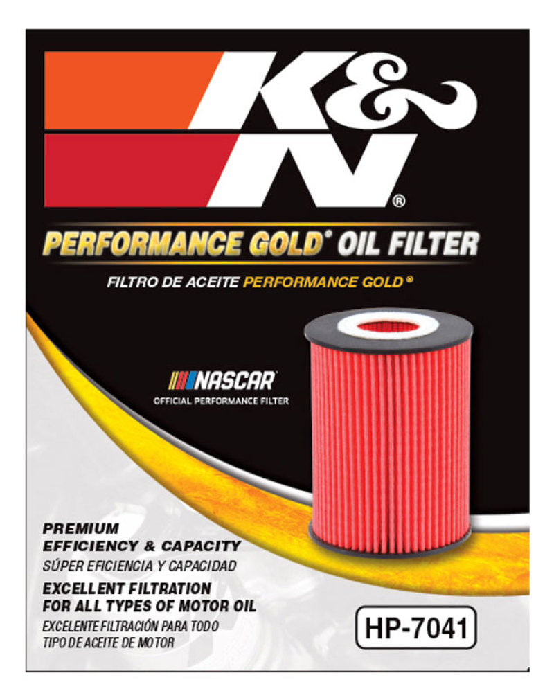 K&N Engineering HP-7041 Performance Cartridge Oil Filter for Fiat 500L and Jeep Renegade