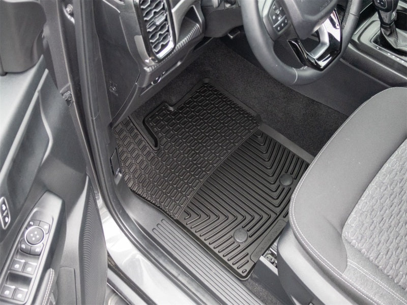 WeatherTech 24-25 Ford Ranger First Row Front All-Weather Floor Mats - Black
