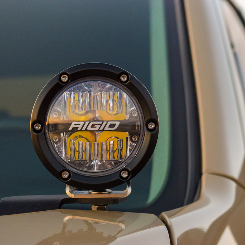 Rigid Industries Toyota Tundra A-Pillar Light Kit with 4-Inch 360-Series Drive Lights – Model RIG46706