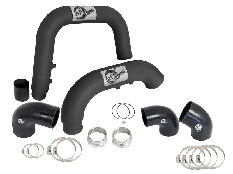 aFe BladeRunner Intercooler Tube Kit, 2.5-Inch Hot Side and 3-Inch Cold Side, Black, GM Colorado/Canyon 2.8L Diesel, Part Number 46-20264-B